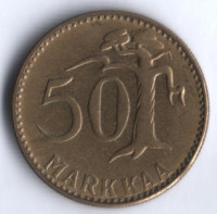 50 марок. 1961 год, Финляндия.