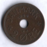 Монета 2 эре. 1929 год, Дания. N;GJ.