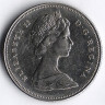 Монета 50 центов. 1968 год, Канада.