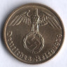 Монета 5 рейхспфеннигов. 1939 год (B), Третий Рейх.
