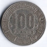 Монета 100 франков. 1998 год, Центрально-Африканские Штаты.