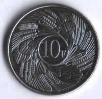 Монета 10 франков. 2011 год, Бурунди.
