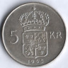 5 крон. 1955(TS) год, Швеция.