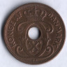Монета 5 эре. 1932 год, Дания. N;GJ.