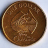 Монета 1 доллар. 2002 год, Австралия. Год отдаленных районов Австралии.