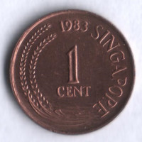 1 цент. 1983 год, Сингапур.