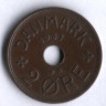 Монета 2 эре. 1931 год, Дания. N;GJ.