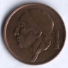 Монета 50 сантимов. 1987 год, Бельгия (Belgie).