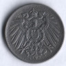 Монета 5 пфеннигов. 1917 год (A), Германская империя.
