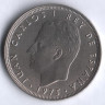 Монета 25 песет. 1975(77) год, Испания.