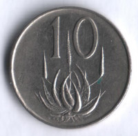 10 центов. 1965 год, ЮАР. (South-Africa).
