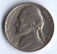 5 центов. 1964 год, США.