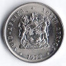 Монета 5 центов. 1972 год, ЮАР.