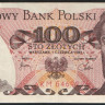 Бона 100 злотых. 1982 год, Польская Народная Республика.