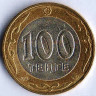Монета 100 тенге. 2007 год, Казахстан.