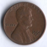 1 цент. 1961(D) год, США.