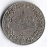 Монета 5/10 кирша. 1910(١٣۲٧/۲) год, Египет.