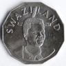 Монета 50 центов. 2007 год, Свазиленд.