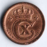 Монета 1 эре. 1922 год, Дания. HCN;GJ.