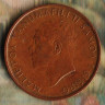 Монета 2 сене. 1967 год, Самоа.