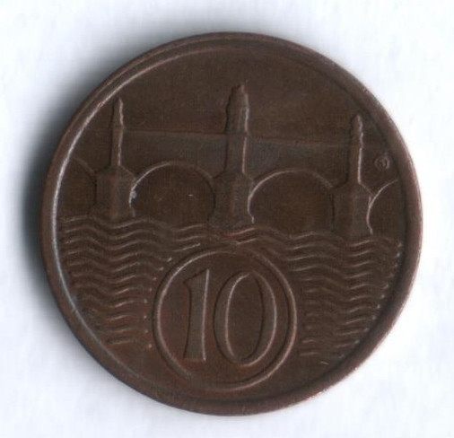 10 геллеров. 1923 год, Чехословакия.