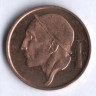 Монета 50 сантимов. 1991 год, Бельгия (Belgie).