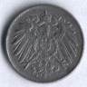 Монета 5 пфеннигов. 1918 год (E), Германская империя.