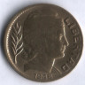 Монета 20 сентаво. 1948 год, Аргентина.