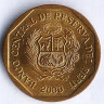 Монета 5 сентимо. 2000 год, Перу.