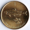 Монета 1 толар. 2000 год, Словения.