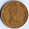Монета 1 доллар. 1986 год, Восточно-Карибские государства.