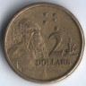 Монета 2 доллара. 1988 год, Австралия.
