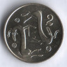 Монета 2 цента. 1983 год, Кипр.
