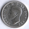 Монета 1 шиллинг. 1942 год, Великобритания (Лев Англии).