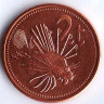 Монета 2 тойа. 2002 год, Папуа-Новая Гвинея.