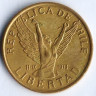 Монета 10 песо. 1981 год, Чили.