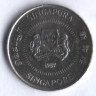 10 центов. 1987 год, Сингапур.