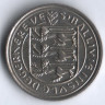 Монета 5 пенсов. 1979 год, Гернси.
