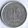 Монета 1 злотый. 1982 год, Польша.