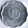 Монета 10 пайсов. 1990 год, Пакистан.