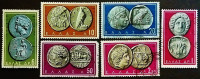 Набор марок (6 шт.). "Монеты Древней Греции". 1959 год, Греция.