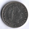 Монета 1 гульден. 1968 год, Нидерланды.
