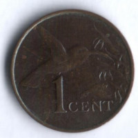 1 цент. 1997 год, Тринидад и Тобаго.