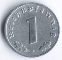1 рейхспфенниг. 1945 год (F), Третий Рейх (Союзническая оккупационная администрация).
