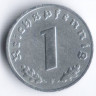 1 рейхспфенниг. 1945 год (F), Третий Рейх (Союзническая оккупационная администрация).