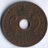 Монета 10 центов. 1956 год, Британская Восточная Африка.