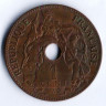 Монета 1 сантим. 1897(A) год, Французский Индокитай.