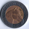 Монета 100 динаров. 2007 год, Алжир.