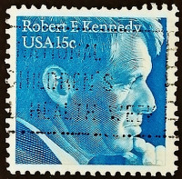 Почтовая марка. "Роберт Кеннеди". 1979 год, США.