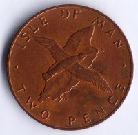 Монета 2 пенса. 1978 год, Остров Мэн.
